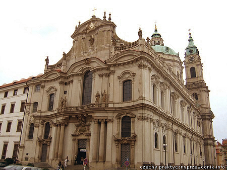 Praga Kościół świętego Mikołaja Zdjęcia