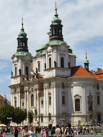 Kościół Świętego Mikołaja Stare Miasto Praga Zdjęcie